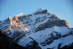 24 The Many Ridges Of Cascade Mountain Are Highlighted At Sunrise From Banff In Winter